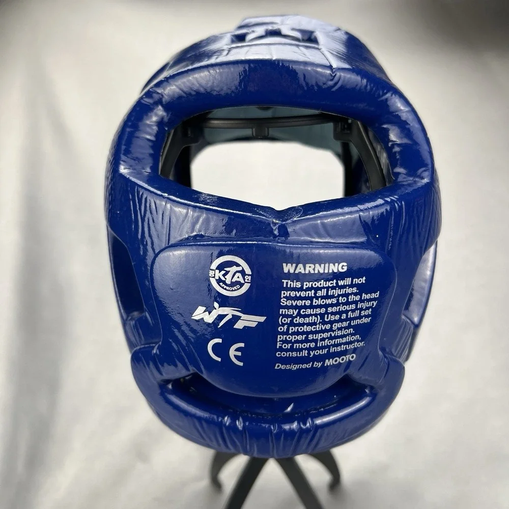 Mooto Taekwondo Head Protector Blue XS Youth WT KTA Approved Sparring Gear MTX